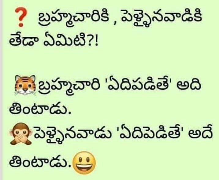 Best Telugu Jokes Comedy 2022